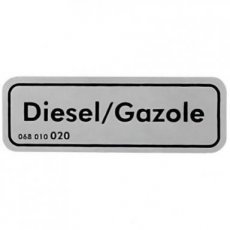 Autocollant Diesel/Gazole