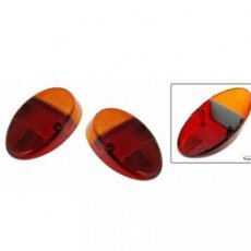 645 Vitre de feu arrière européen orange/rouge, la paire, qualité B