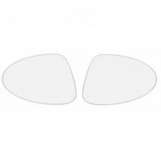 8991 Glace de lunette arrière verre blanc, la paire