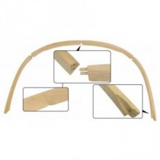 Arche de montage arrière en bois pour capote de cabriolet (en 4 pièces)