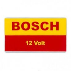 Autocollant de bobine Bosch 12V bobine bleue