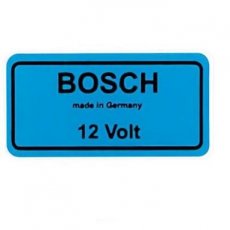 Autocollant bobine Bosch 12 volts